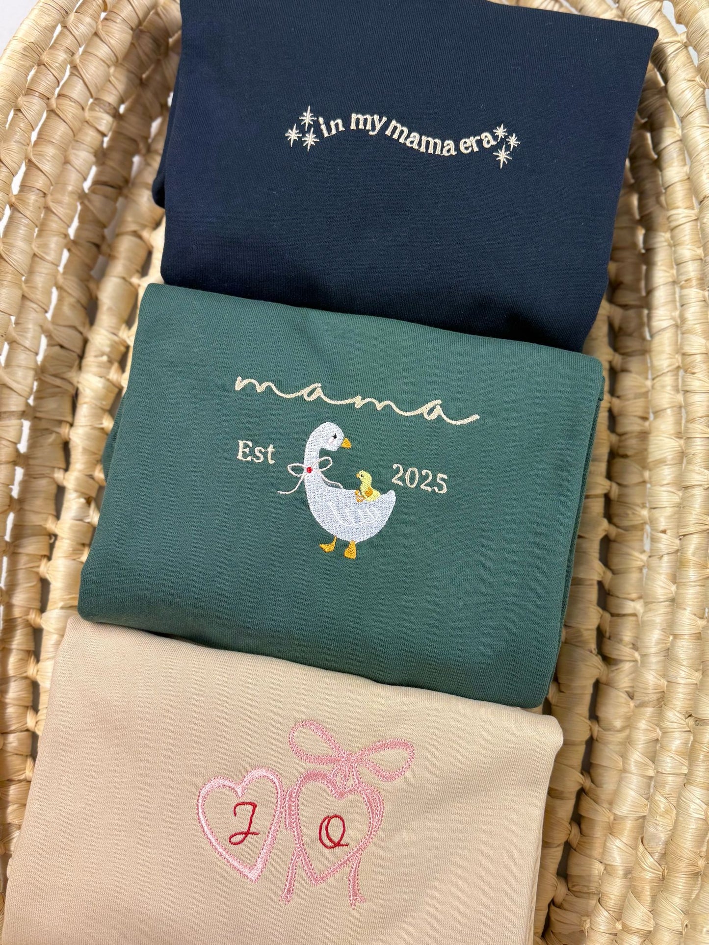 Personalised Mama Est Year Sweatshirt – Gift for New or Expecting Mums