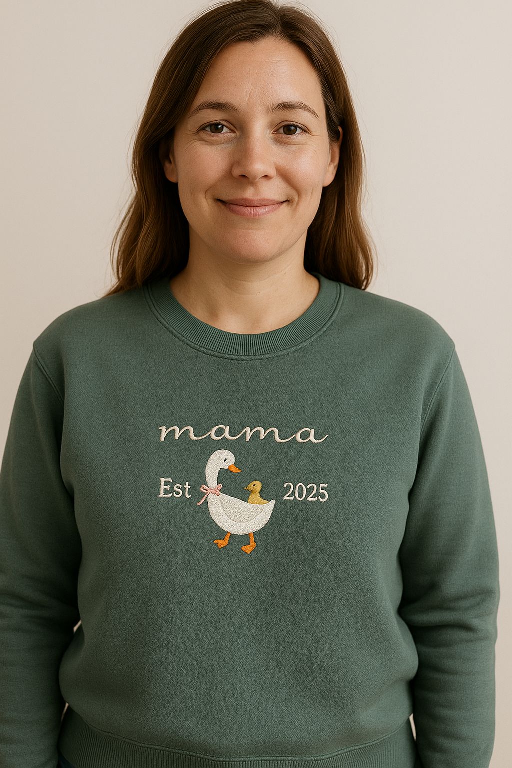 Personalised Mama Est Year Sweatshirt – Gift for New or Expecting Mums