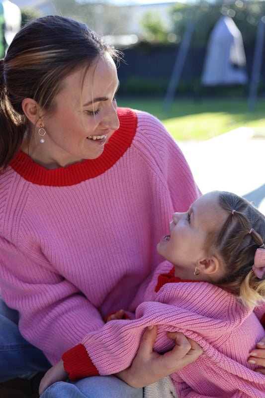 Rosie Contrast Knit –  Adults