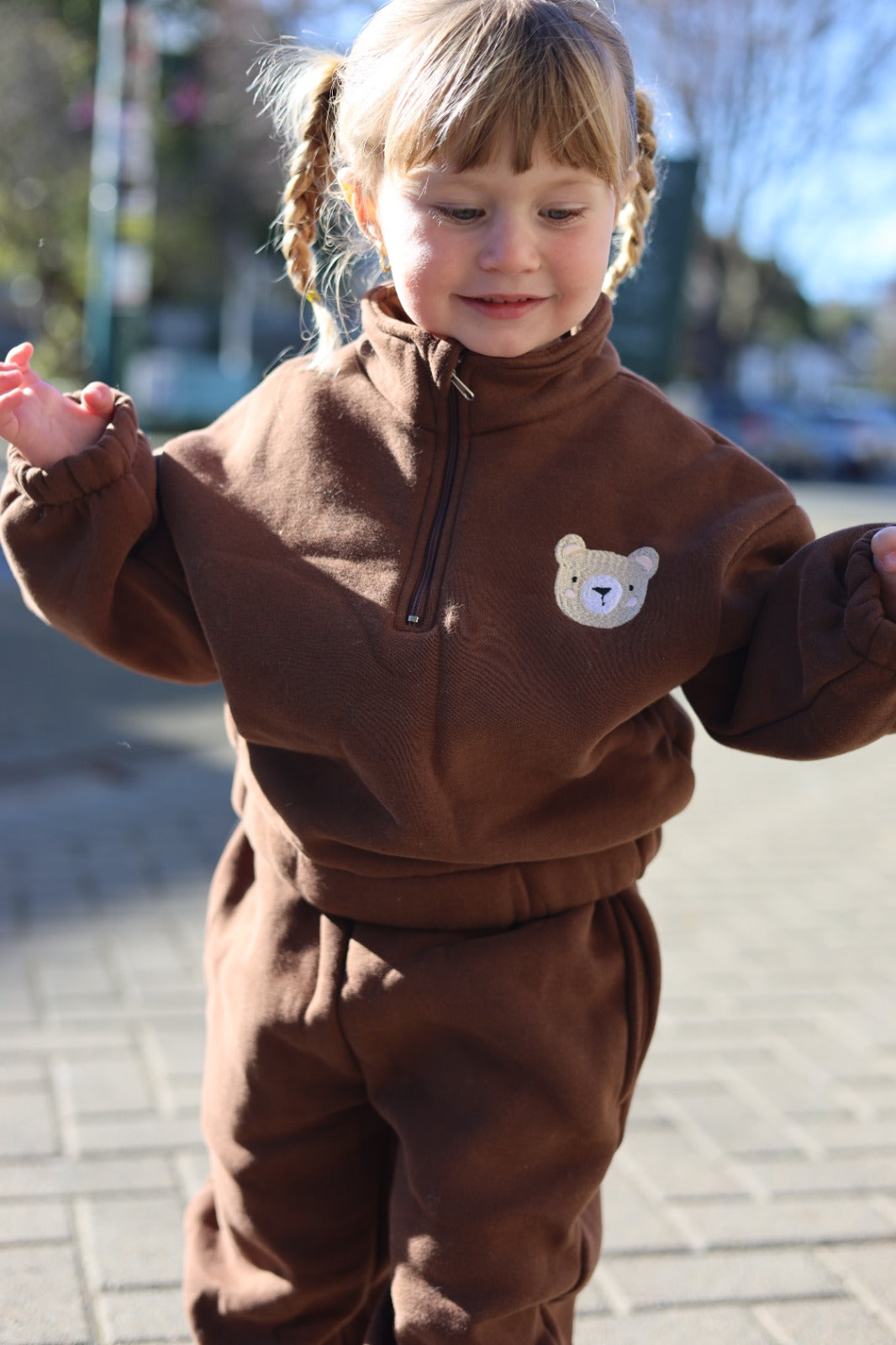 Teddy Tracksuits – Brown & Teal (Unisex)