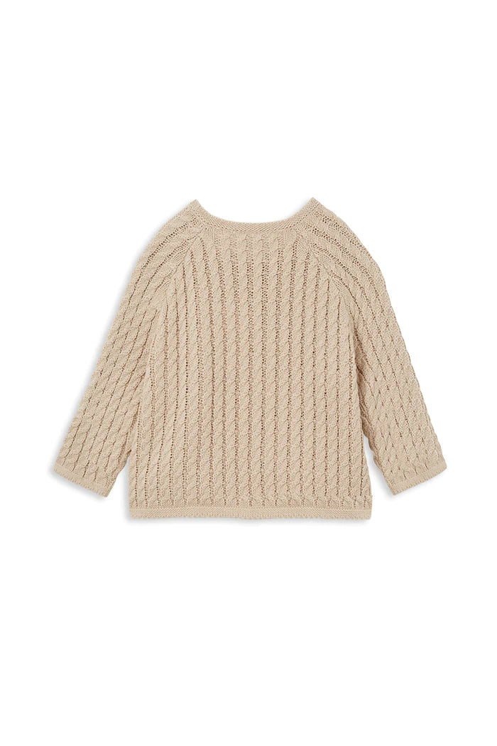 MILKY True Natural Knit Cardigan - Little Hero Kids