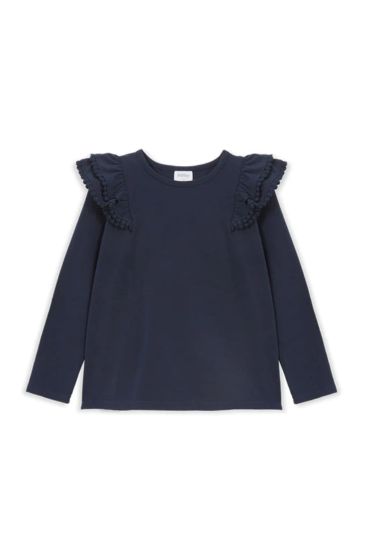 MILKY Navy Detail Tee - Little Hero Kids