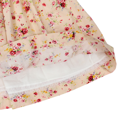 Korango - Hand Smocked Floral Dress Rose