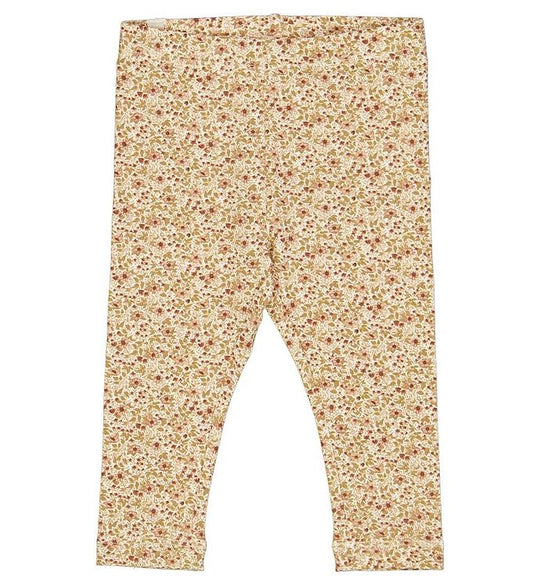 Wheat - Jersey Leggings - Eggshell Flowers - Little Hero Kids