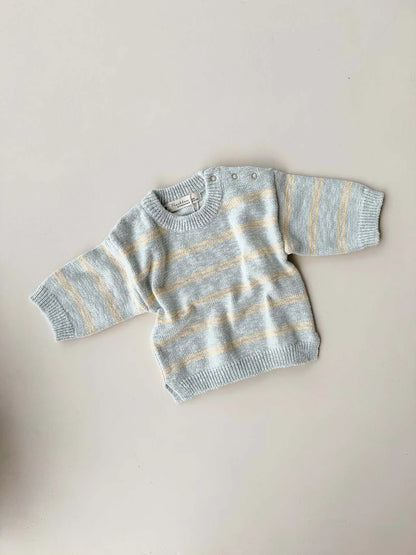 Freckles By Fo - Ellis Slub Cotton Sweater - Little Hero Kids