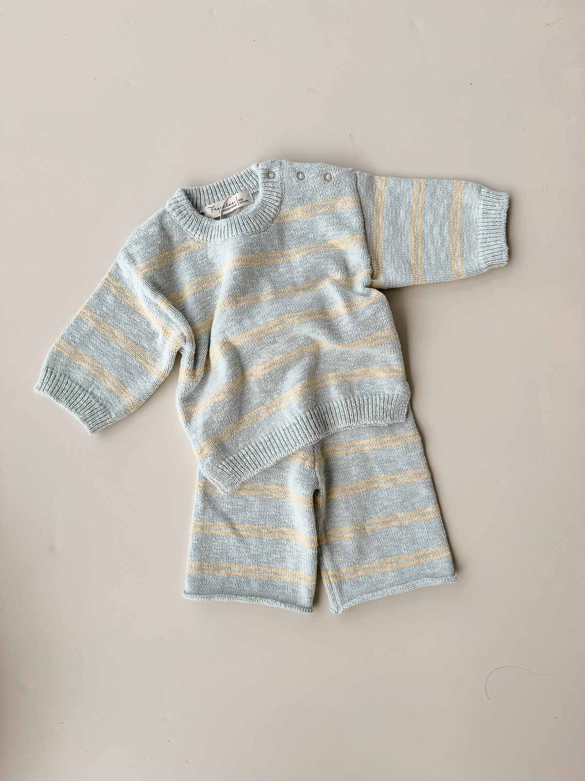 Freckles By Fo - Ellis Slub Cotton Sweater - Little Hero Kids