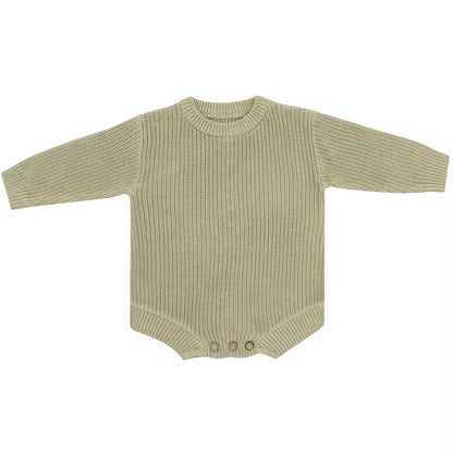 Personalised Embroidered Organic Cotton Knit Romper