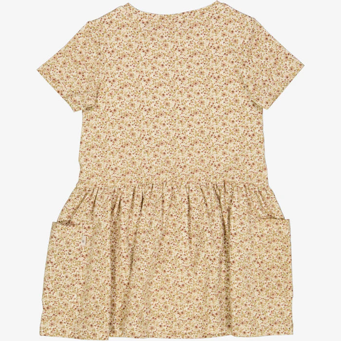 Wheat - Jersey Dress Birthe - Eggshell Flowers - Little Hero Kids