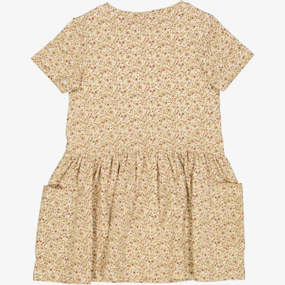 Wheat - Jersey Dress Birthe - Eggshell Flowers - Little Hero Kids