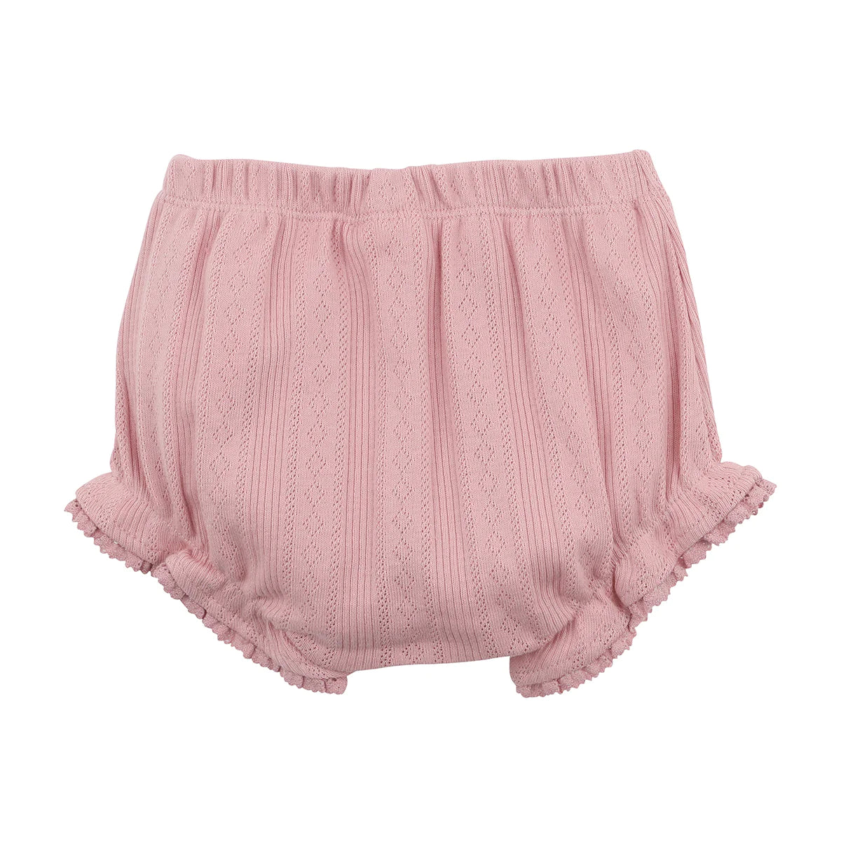 Minihaha - Dusky Pink Pointelle Bloomer - Little Hero Kids