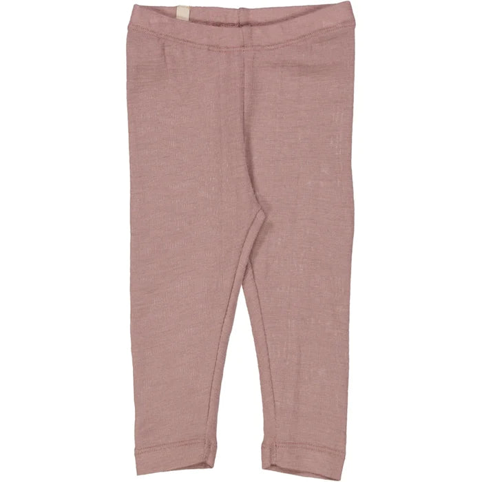 Dusty Lilac Merino Leggings - Little Hero Kids