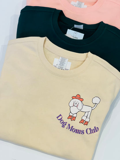 Dog Moms Club Crewneck Sweater by Little Hero Kids