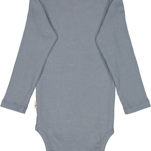 Rib Long Sleeve Stormy Weather Bodysuit - Little Hero Kids