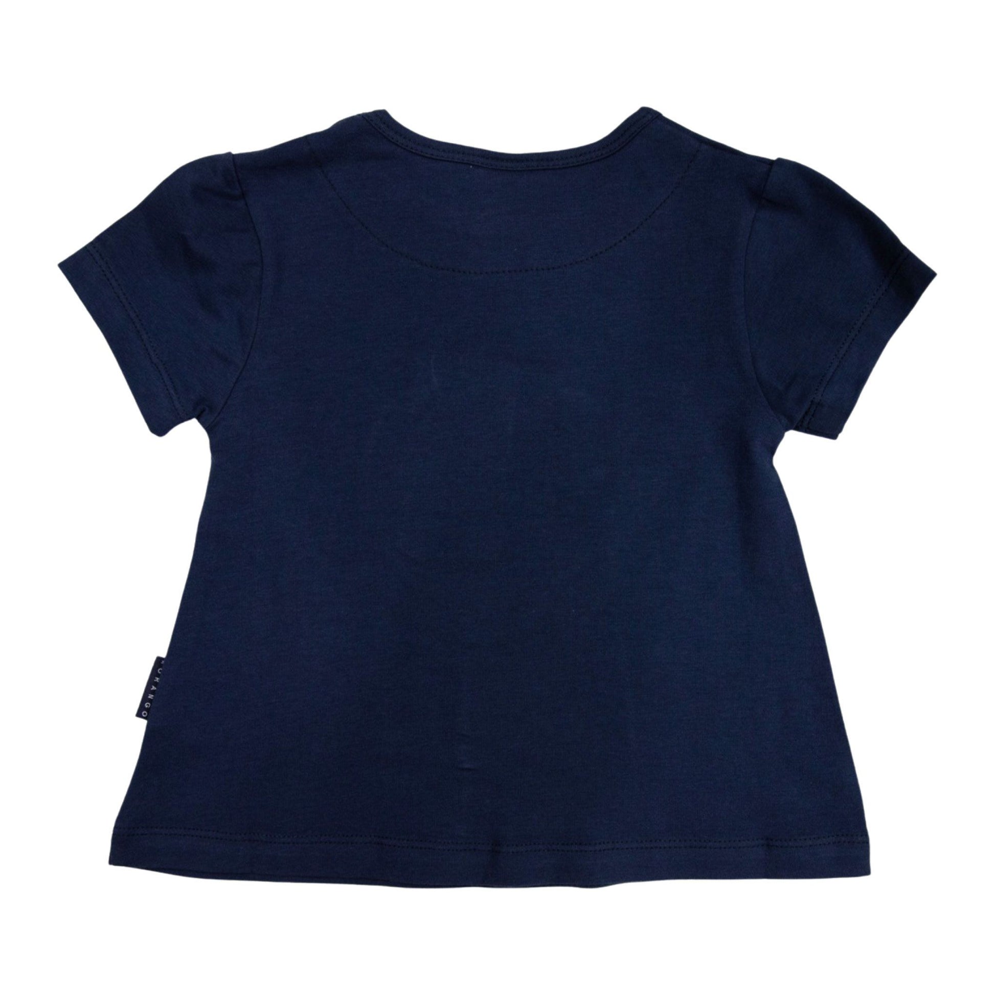 Strawberry Applique Swing Top Navy - Little Hero Kids