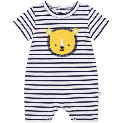 Carrément Beau Lion - Short sleeve romper - Little Hero Kids