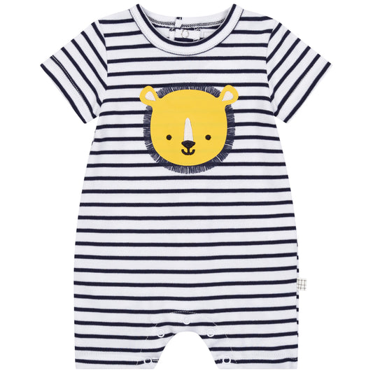 Carrément Beau Lion - Short sleeve romper - Little Hero Kids