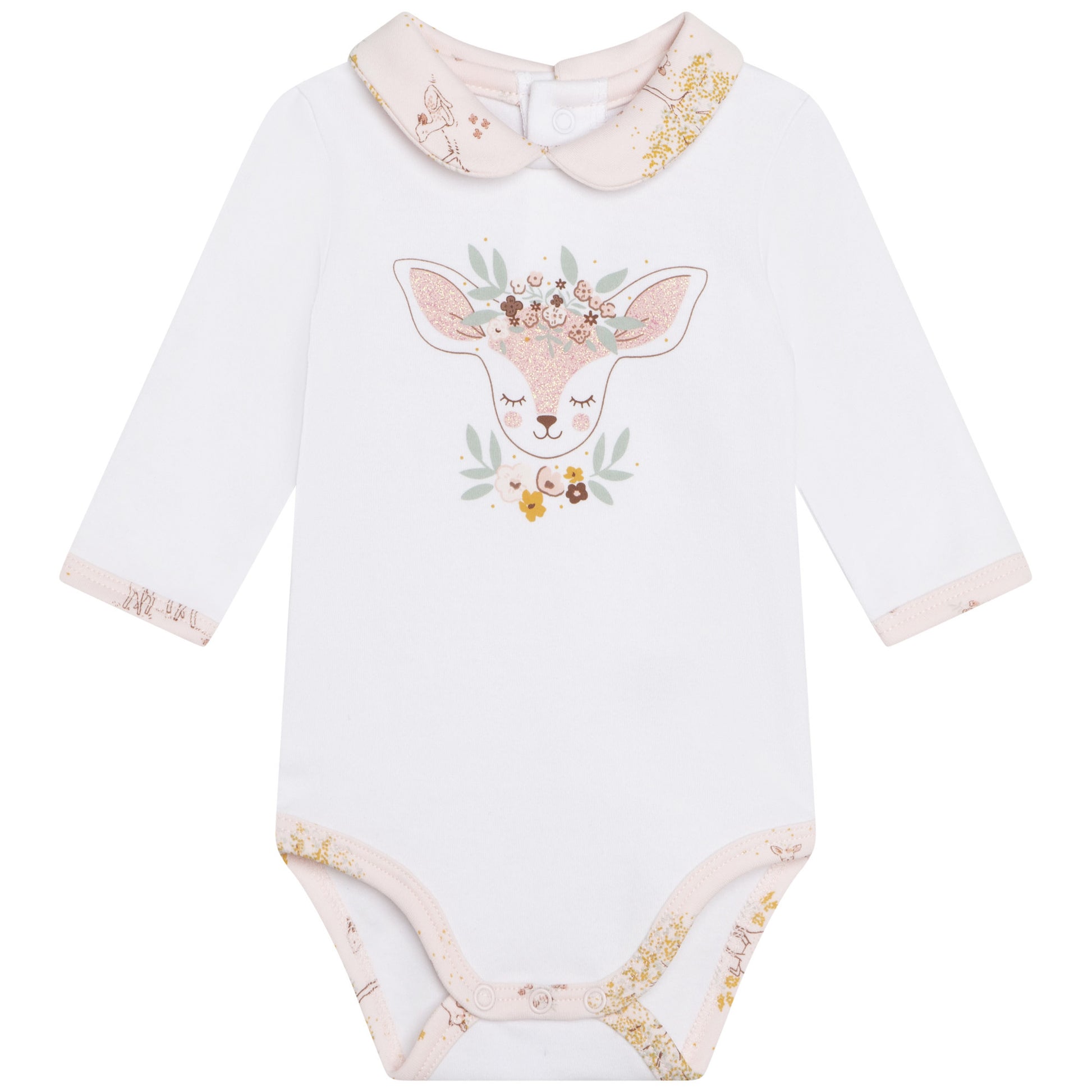 Carrement Beau, Deer Print Bodysuit - Little Hero Kids