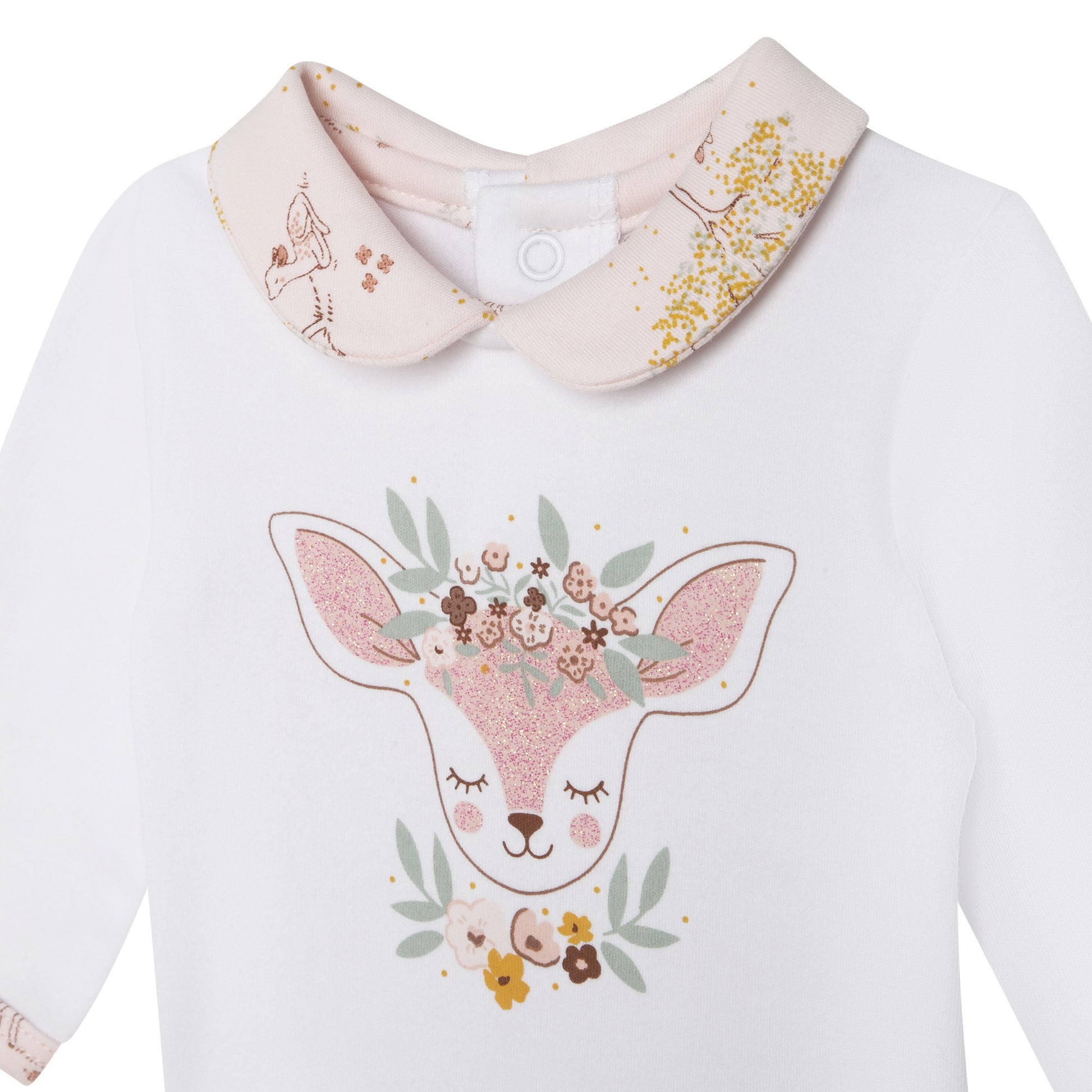 Carrement Beau, Deer Print Bodysuit - Little Hero Kids