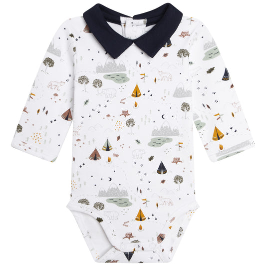 Long Sleeve Bodysuit, Nature themed - Little Hero Kids