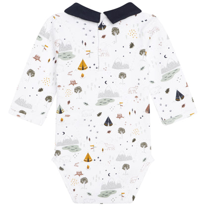 Long Sleeve Bodysuit, Nature themed - Little Hero Kids