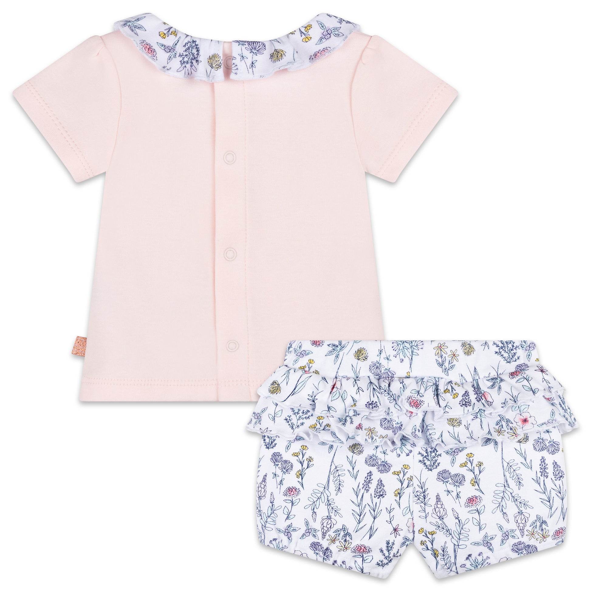 T-Shirt and Spring floral short set - Little Hero Kids