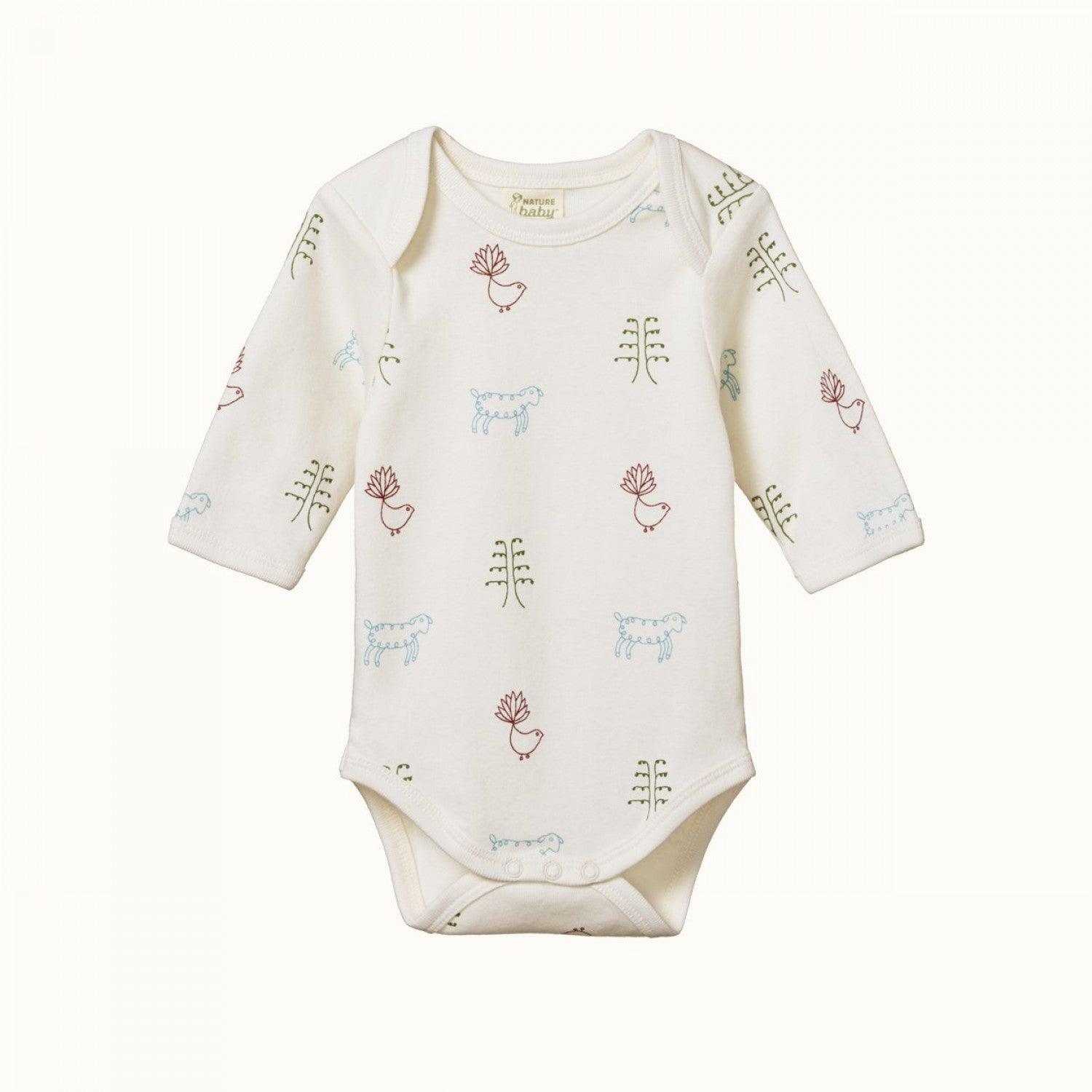 Nature print Long sleeve Bodysuit - Little Hero Kids