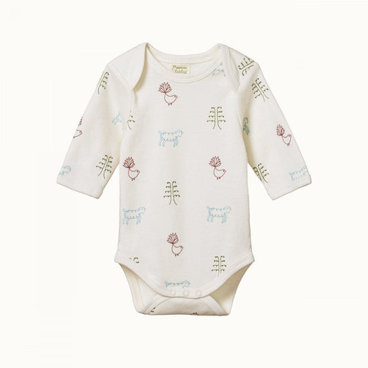 Nature print Long sleeve Bodysuit - Little Hero Kids