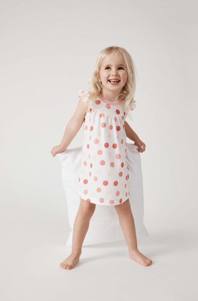 Pink Polka Dot Nightie - Little Hero Kids