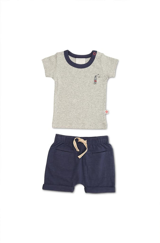 Surfboard Tee and Short Set - Little Hero Kids